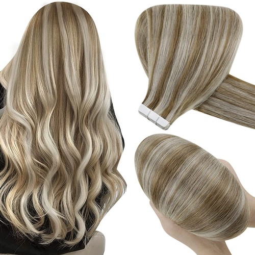 Tape real human hair - on,