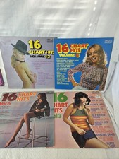 16 chart hits x4 lps (3, 6,8