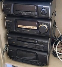 Technics SA-EH60 Stereo Stack System with Speakers and Remote HiFi Separates