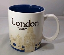 STARBUCKS LONDON ENGLAND GLOBAL ICON COLLECTOR SERIES 2015 CERAMIC MUG 16OZ 