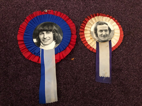 Speedway rosettes badges x 2 - rosettes,