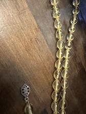 Vintage Pressed Amber Prayer