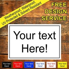 Personalised custom made - made, sign
