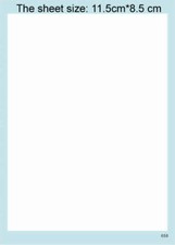 water slide decals white (658)