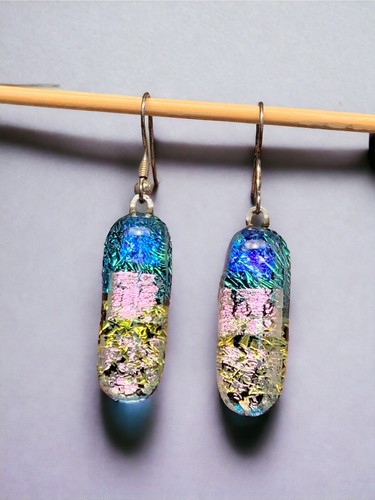 Vintage dichroic glass - ,, pastel