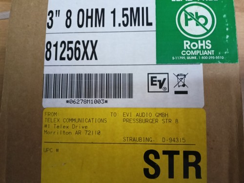 Electro voice replacement - ev,