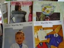LOVELY COLLECTION OF 12 KNITTING PATTERNS ADULTS CHILDREN ETC WIND IN WILLOWS