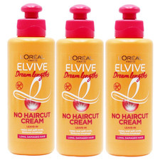 3x L'Oreal Paris Elvive Dream Lengths No Haircut Cream, 200ml