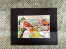 Vintage  Art Print Mounted 