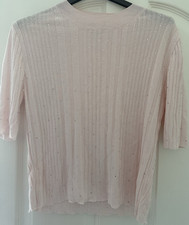 Zara pink beaded - zara, knit