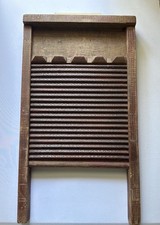 Antique Wooden Washboard -