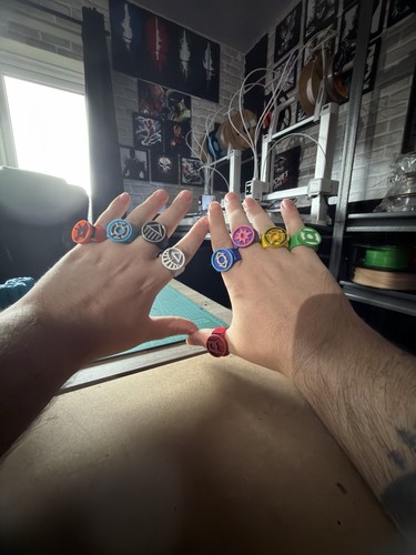 Printed lantern rings all 9 - lantern,