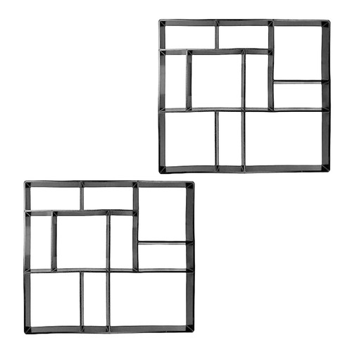 Paving stone mould with - , 10