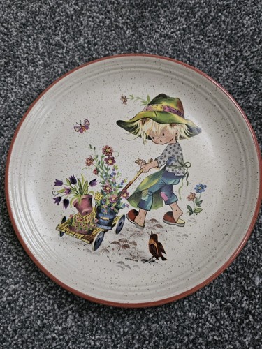 Purbeck pottery plate - pottery,