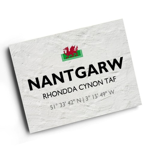 Print nantgarw rhondda - a4,