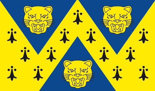 Shropshire emblem flag - shropshire,
