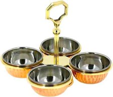 Copper Chutney Tray Gold