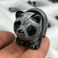 1.5" Natural Obsidian Panda