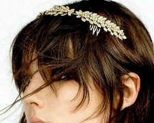  ZARA GOLD HAIRBAND ENCRUSTED