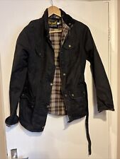 Sherwood Forest Made in England Black Cotton Hunting Walking Jacket UK 14