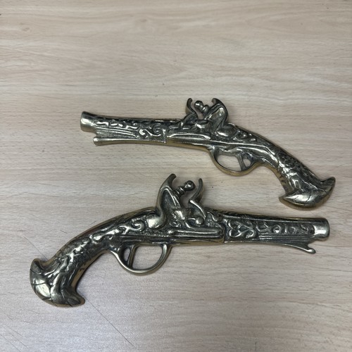 Pair vintage brass - pair,