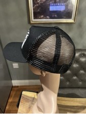 Von Dutch Live Fast Black Trucker Baseball Cap One Size