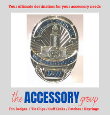 New Police LA Los Angeles 911 pin badge vehicle tie pin badge metal Enamel