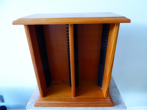 Vintage solid pine wood - wood, cd