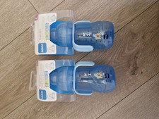 Mam Trainer Bottles Blue X2
