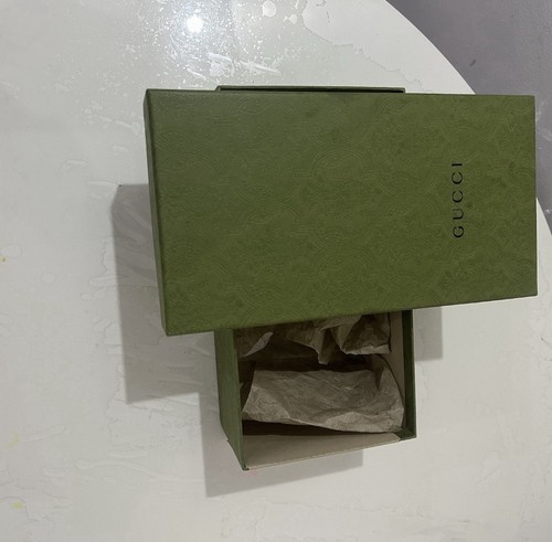 Gucci empty box with - with, tissue