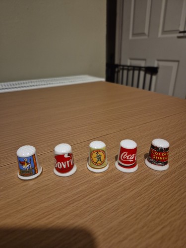 Bone china thimbles - 5,