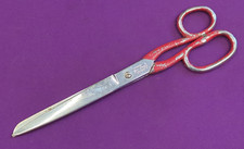 Vintage Richards Of Sheffield 8" Frip Frap Scissors Chrome Plated England