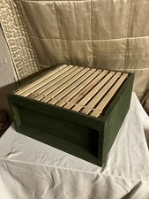 National Brood Box/Chamber with 11DN4 Frames with Wired Foundation, CEDAR.