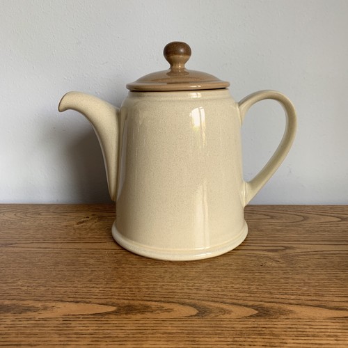 Denby cinnamon teapot cream - teapot,