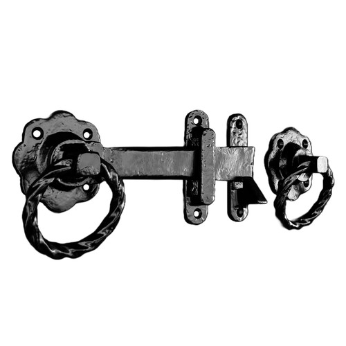 Twisted ring gate latch circle - ring,