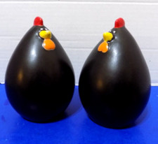 NEW Ceramic Black Egg Hens