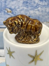 WADE WHIMSIES-Survival Animals-BISON-Collectible Miniature Figure-1984/5