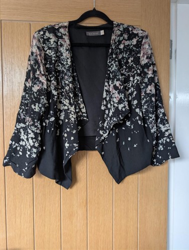 Mint velvet black floral - velvet,