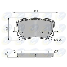 Brake Pads Set For VW Phaeton