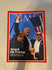 TIME Magazine  - Attack On Trump - Aug 2024 Donald Trump 
