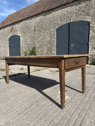 Antique french beech farmhouse - french,