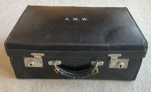 Vintage travel case suitcase - vintage,