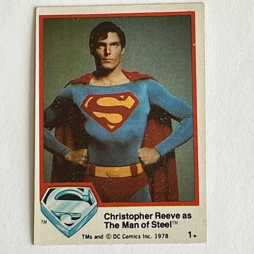 1978 topps superman the movie - topps,