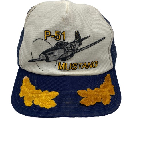 Vtg hat black - p-51,