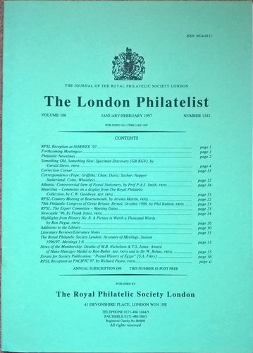 Kgv specimen discovery - gb,