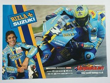 Chris Vermeulen Un-Signed Rizla Suzuki Poster Rare.