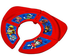 Paw Patrol Foldable Toilet Seat for travel, potty training and more Red