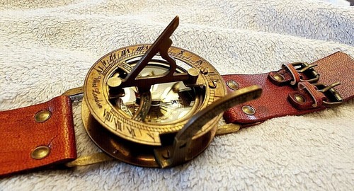 Sun dial leather - sun,