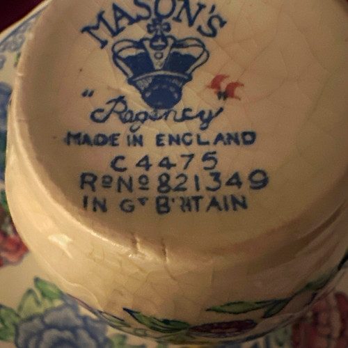 Mason regency floral england - regency,