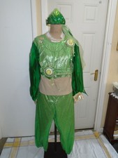 Dames  harem Costume green , 46 inch bust, waist 40 inches used